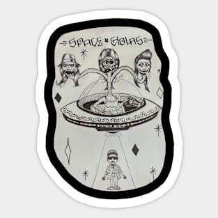 Space Cholas Sticker